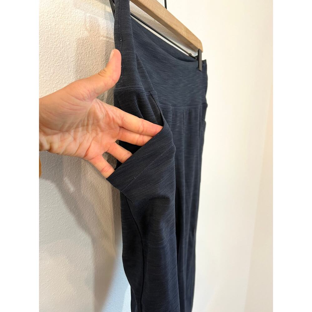 PrAna Becksa Heathered Navy Blue Leggings Women's Size XL - Picture 6 of 8